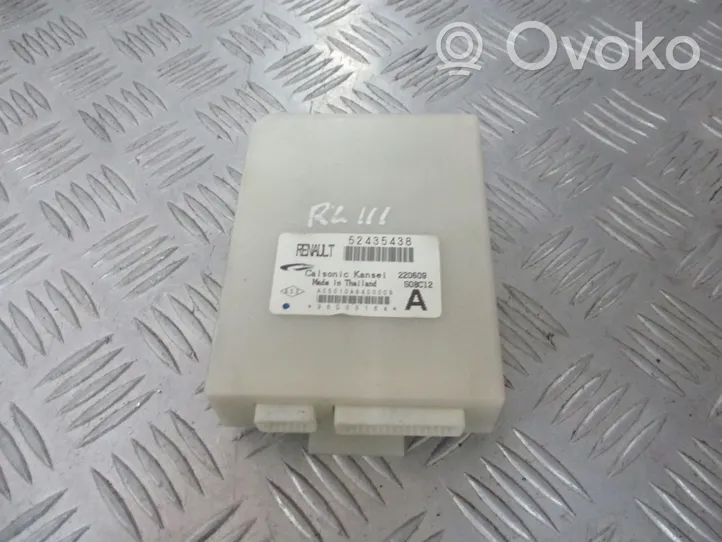 Renault Laguna III Komputer / Sterownik ECU i komplet kluczy 52435438