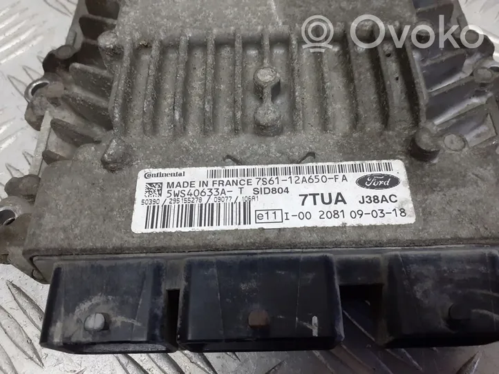 Ford Fusion Calculateur moteur ECU 7S61-12A650-FA