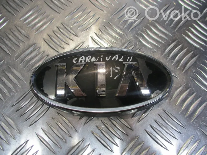 KIA Carnival Logo, emblème, badge 