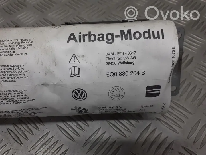 Volkswagen Polo IV 9N3 Airbag de volant 6Q0880204B