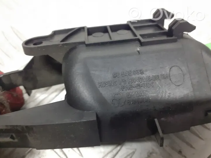 Chevrolet Lacetti Support poignée extérieur de porte avant 96548038