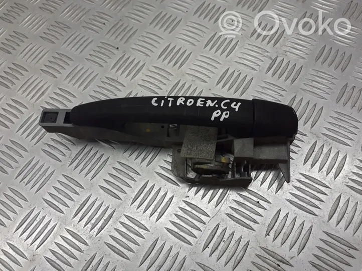 Citroen C4 I Support poignée extérieur de porte avant 9656638280