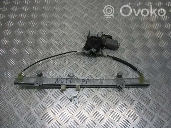 Nissan Note (E11) Front door window regulator with motor 