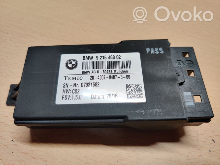 BMW 2 F45 Moduł / Przekaźnik podgrzewania foteli 9216468