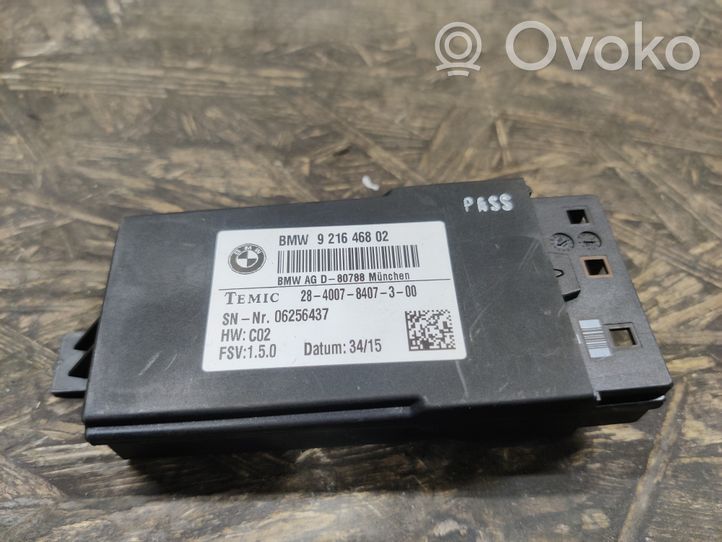 BMW 2 F46 Module de commande de siège 9216468