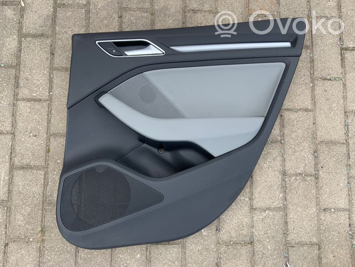 Audi A3 S3 8V Rear door card panel trim 8V5867306