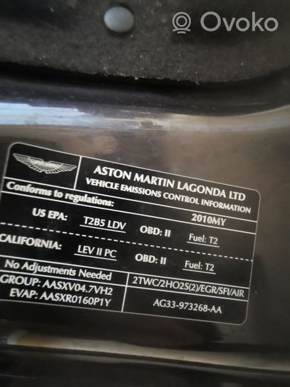 Aston Martin Vantage III Pokrywa przednia / Maska silnika AG33973268AA