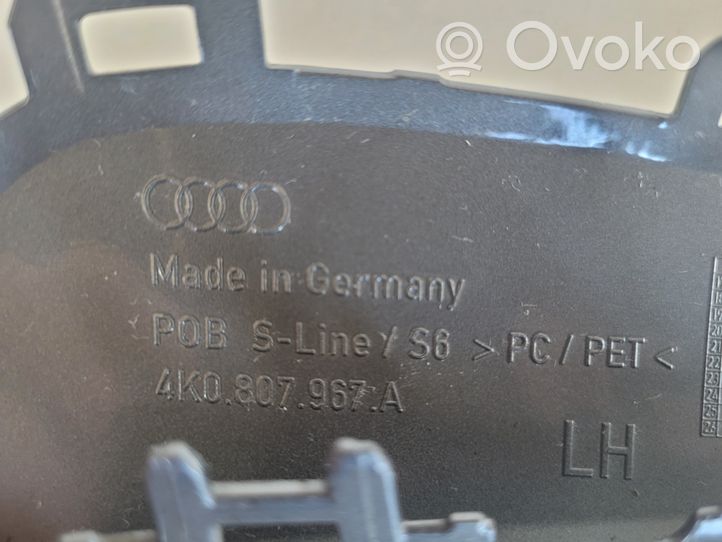 Audi A6 S6 C8 4K Apdailinė priekinio bamperio juosta 4K0807967A