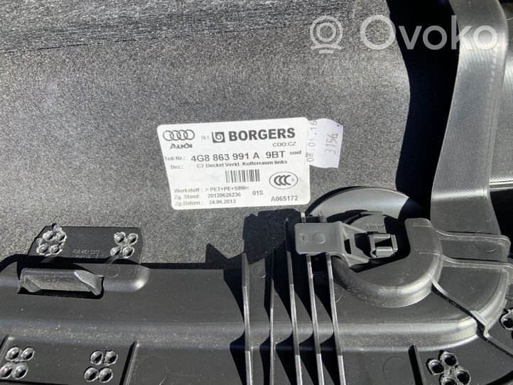 Audi A7 S7 4G Tavaratilan sivuverhoilu 4G8863887C