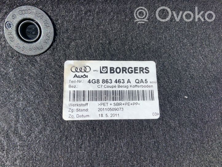 Audi A7 S7 4G Tavaratilan pohjan tekstiilimatto 4G8863463A