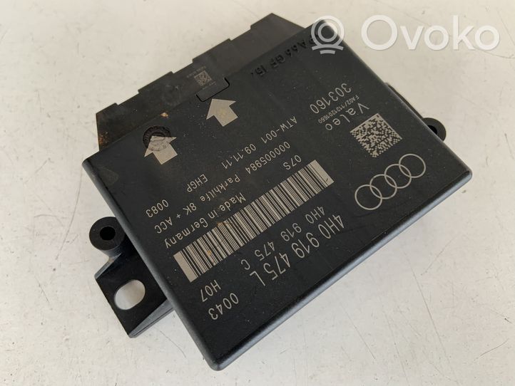 Audi A7 S7 4G Unité de commande, module PDC aide au stationnement 4H0919475L