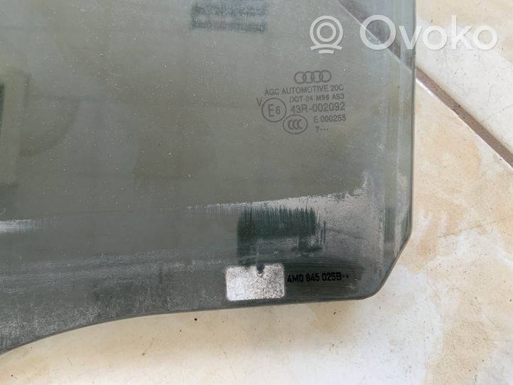 Audi Q7 4M Vitre de fenêtre porte arrière 4M0845025B