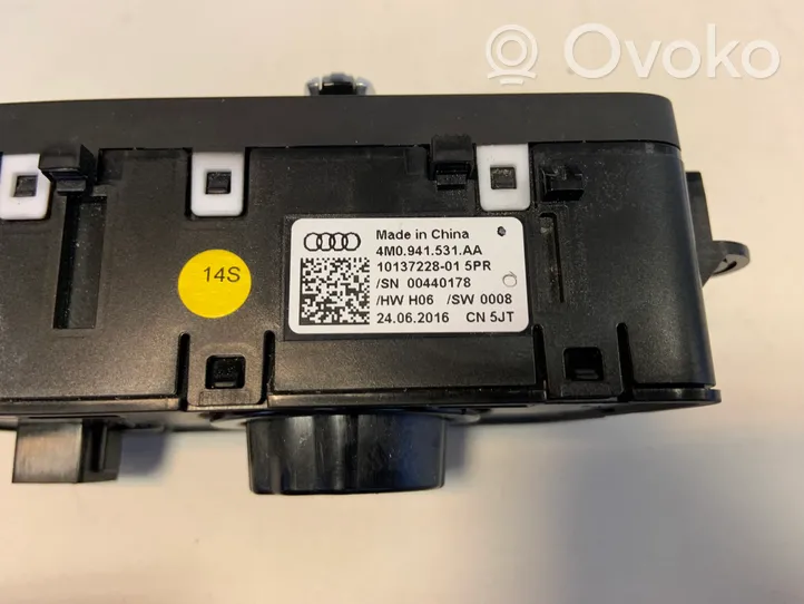 Audi Q7 4M Interruttore luci 4M0941531AA