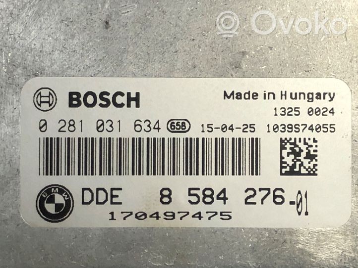 BMW 3 F30 F35 F31 Dzinēja vadības bloks 8584276