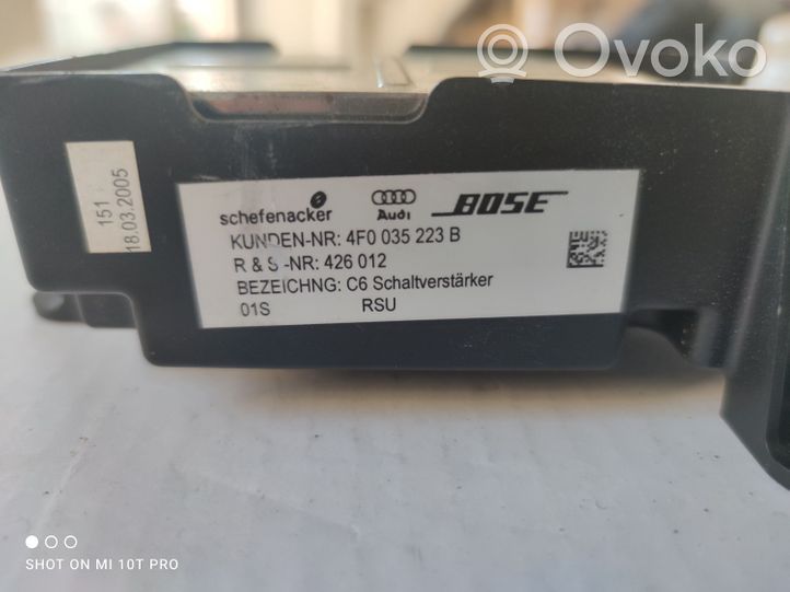 Audi A6 S6 C6 4F Endstufe Audio-Verstärker 4F0035223B
