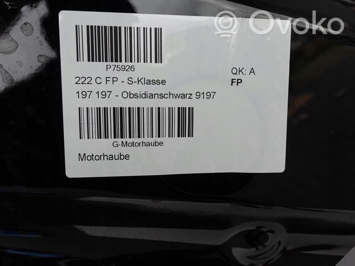 Mercedes-Benz S W222 Pokrywa przednia / Maska silnika 