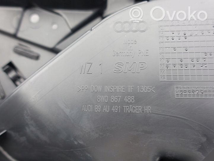 Audi A4 S4 B9 8W Takaoven verhoilu 8W0867304A