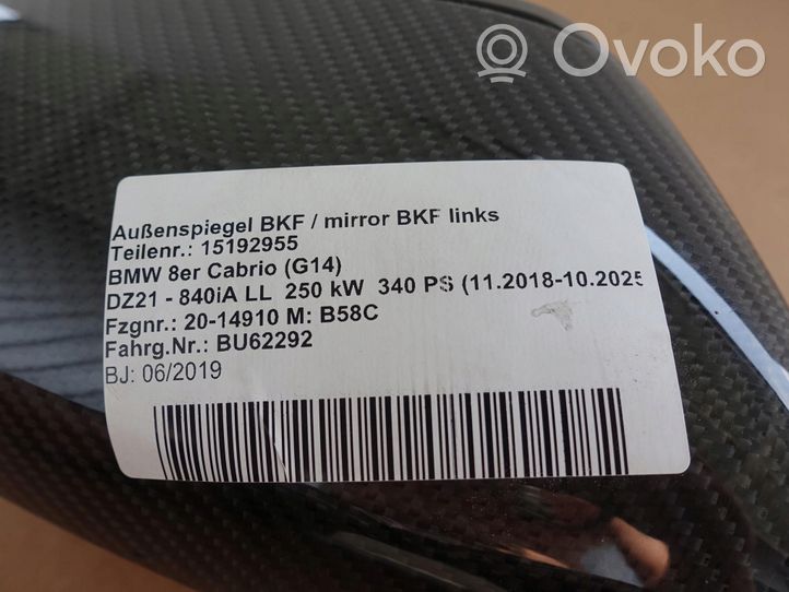 BMW 8 G14 Etuoven sähköinen sivupeili 8498174