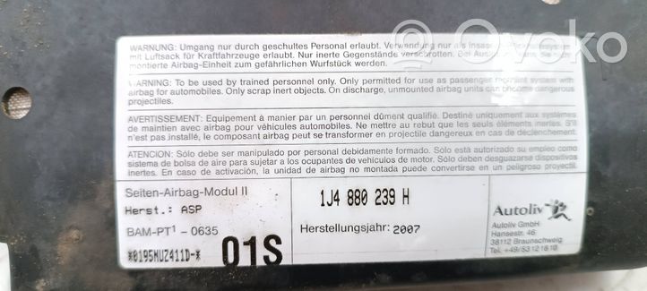 Skoda Octavia Mk1 (1U) Airbag sedile 1J4880239H