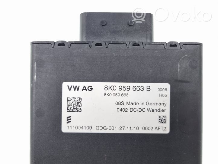 Audi Q5 SQ5 Unidad de control del administrador de energía 8K0959663B