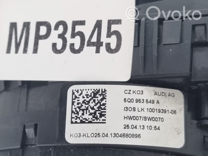 Audi A3 S3 8V Leva/interruttore dell’indicatore di direzione e tergicristallo 8V0953521