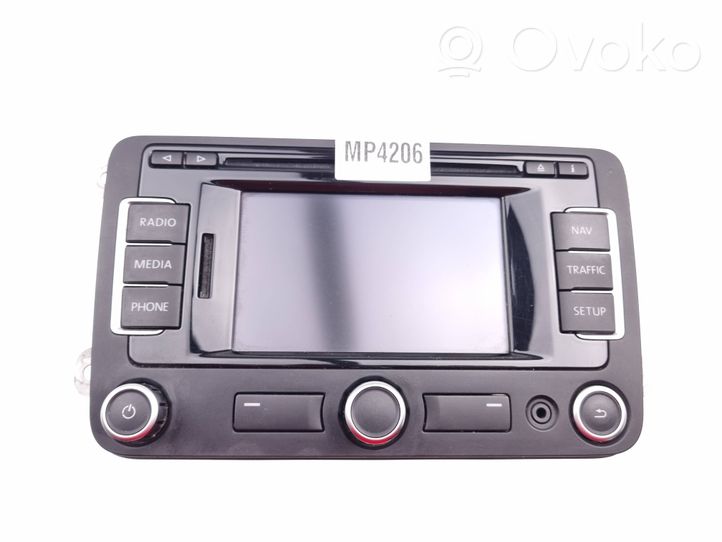 Volkswagen PASSAT B7 Radio/CD/DVD/GPS-pääyksikkö 3C0035279