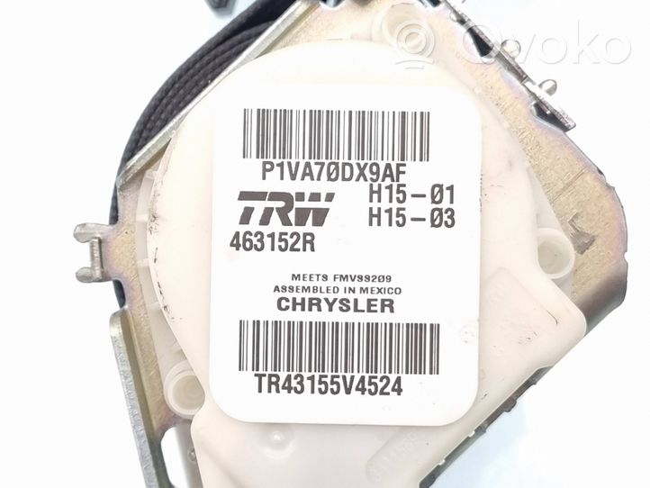 Chrysler 200 Middle seatbelt (rear) P1VA70DX9AF