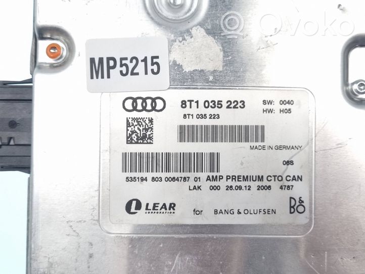 Audi A4 S4 B8 8K Amplificateur de son 8T1035223