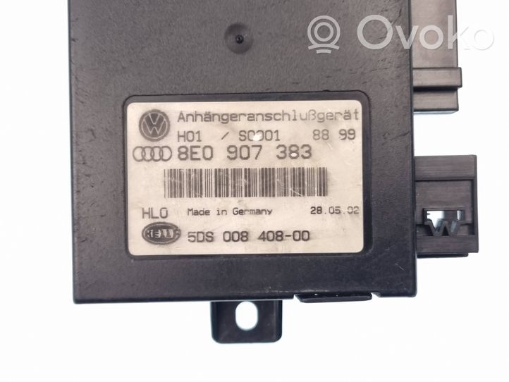 Audi A4 S4 B6 8E 8H Module de contrôle crochet de remorque 8E0907383