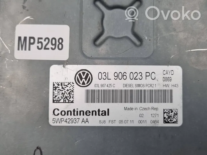 Volkswagen Caddy Moottorin ohjainlaite/moduuli 03L906023PC