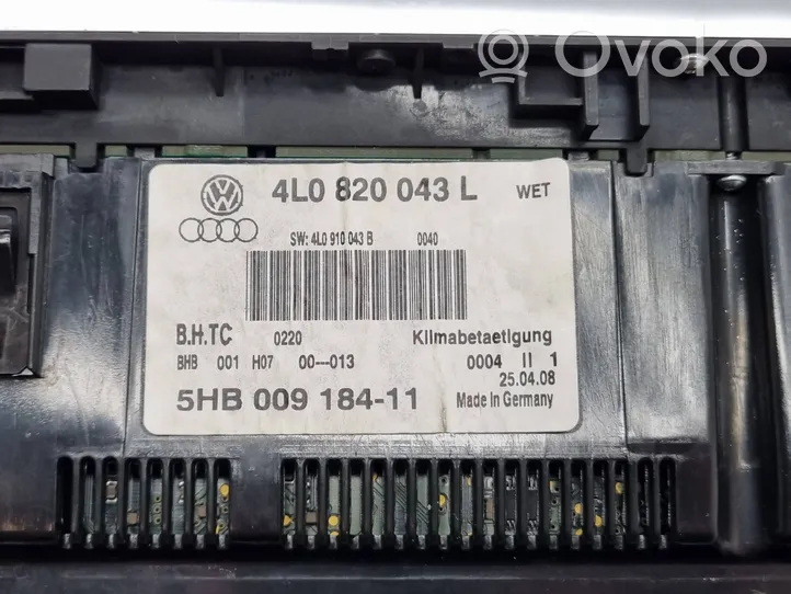 Audi Q7 4L Panel klimatyzacji 4L0820043L