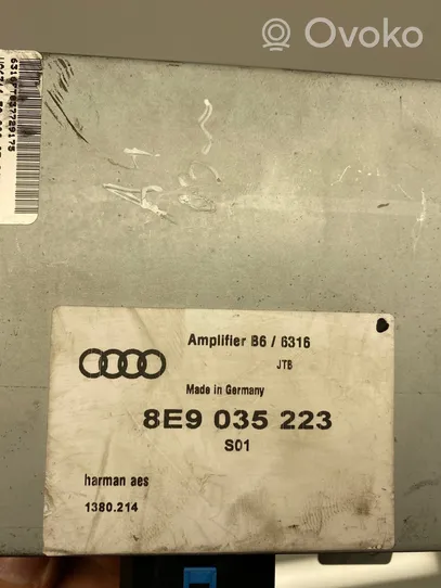 Audi A4 S4 B6 8E 8H Amplificateur de son 8E9035223