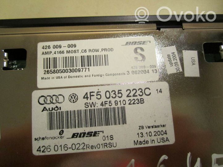 Audi A6 S6 C6 4F Endstufe Audio-Verstärker 4F5035223C