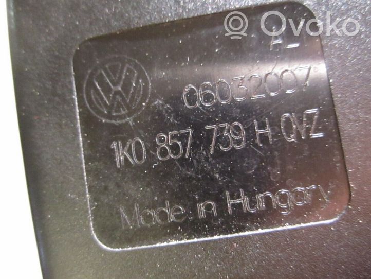Volkswagen Golf V Fibbia della cintura di sicurezza posteriore 1K0857739H