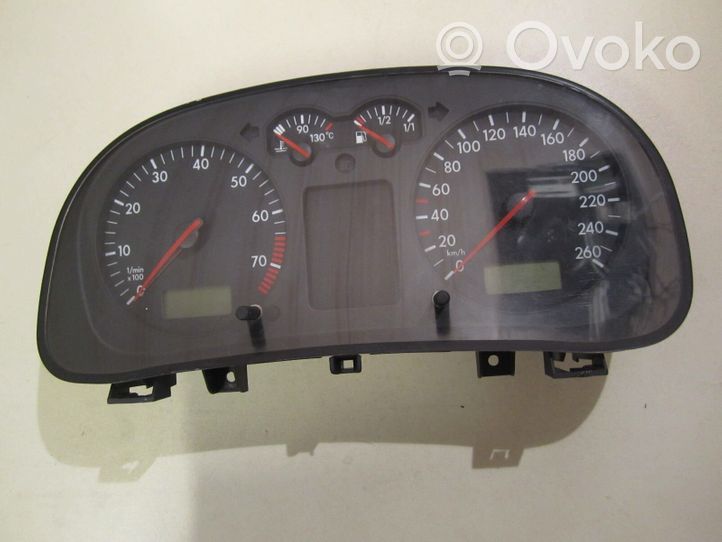 Volkswagen Bora Compteur de vitesse tableau de bord 1J0919881B