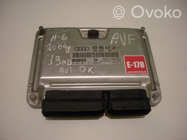 Audi A6 S6 C5 4B Sterownik / Moduł ECU 038906019LM