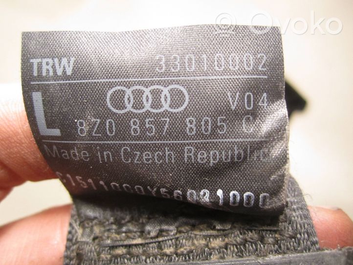 Audi A2 Saugos diržas galinis 8Z0857805C