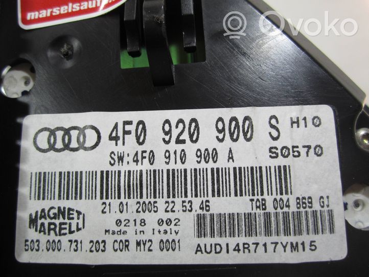 Audi A6 S6 C6 4F Спидометр (приборный щиток) 4F0920900S