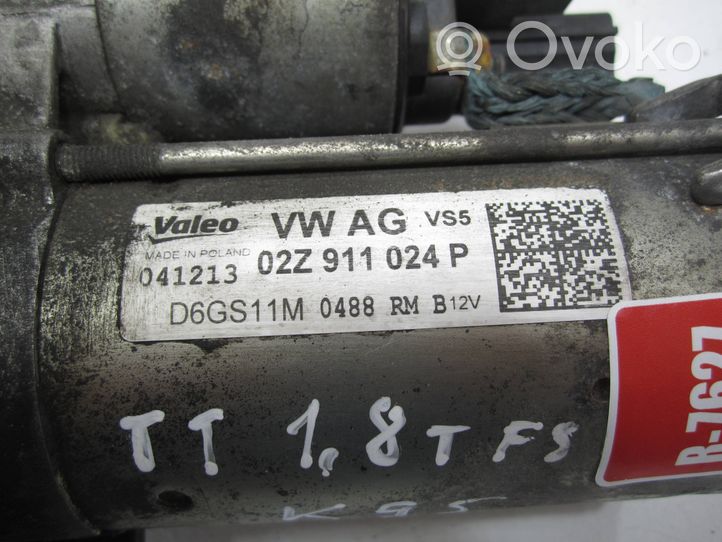 Audi TT TTS Mk2 Starter motor 02Z911024P