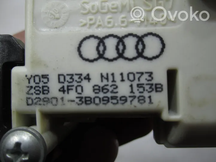 Audi A6 S6 C6 4F Fuel tank cap lock 4F0862153B