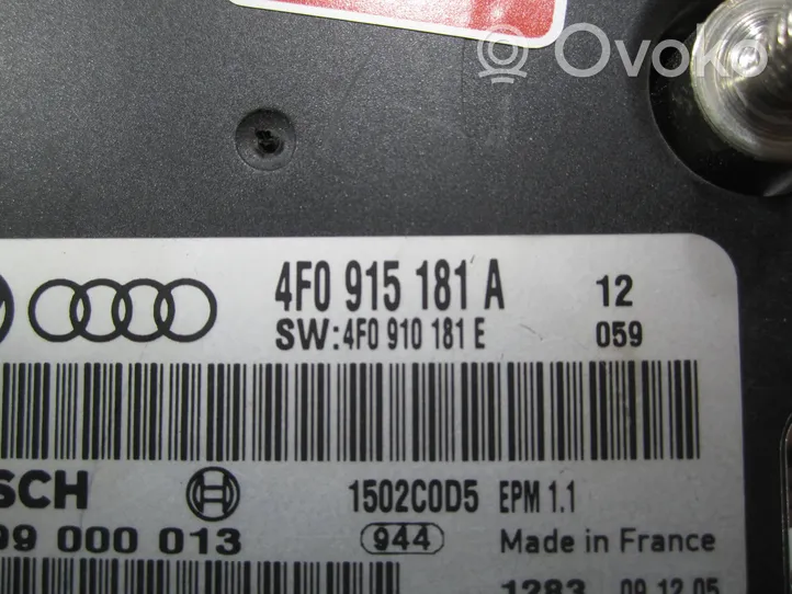 Audi A6 S6 C6 4F Unité de contrôle à bord d'alimentation 4F0915181A