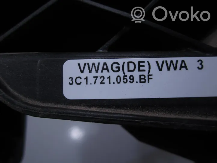 Volkswagen PASSAT B7 Pedale della frizione 3C1721059BF