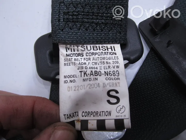 Mitsubishi Lancer Evolution Ceinture de sécurité arrière TKAB0N689