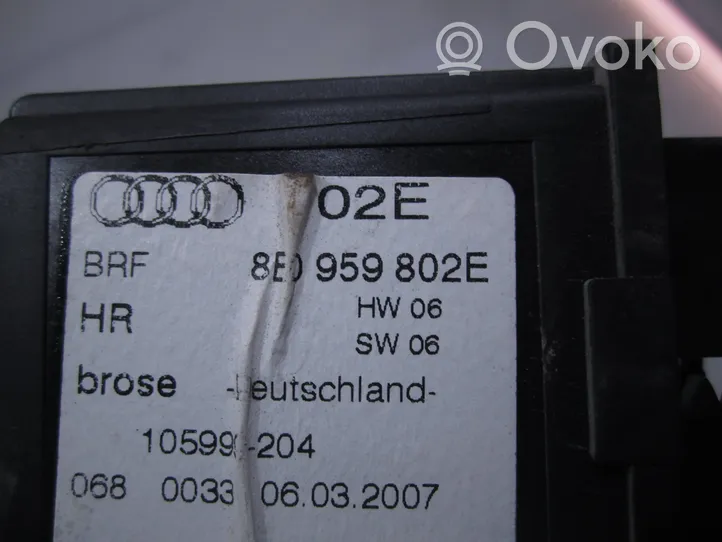 Audi A4 S4 B7 8E 8H Galinis varikliukas langų pakėlėjo 8E0959802E