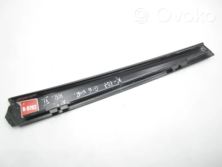 Volkswagen Golf VI Rivestimento modanatura del vetro della portiera posteriore 1K9839903C