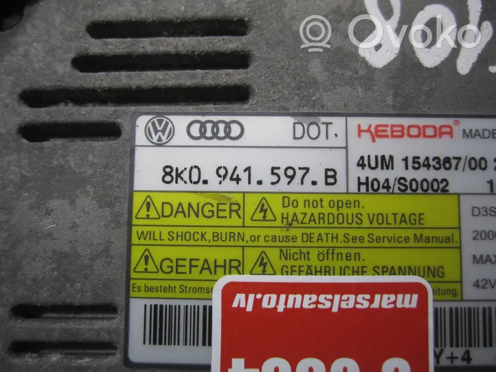 Volkswagen PASSAT B7 Блок фонаря / (блок «хenon») 8K0941597B