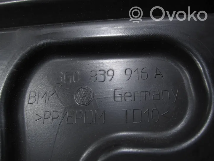 Volkswagen PASSAT B8 Inne elementy wykończeniowe drzwi tylnych 3G0839916A