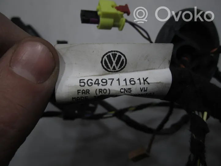 Volkswagen Golf VII Faisceau de câblage de porte avant 5G4971161K