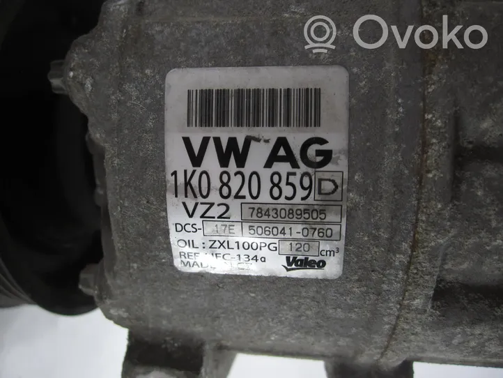 Volkswagen Golf V Compressore aria condizionata (A/C) (pompa) 1K0820859D