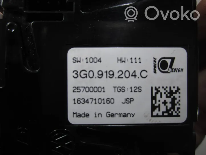 Volkswagen PASSAT B8 Grille d'aération centrale 3G0919204C